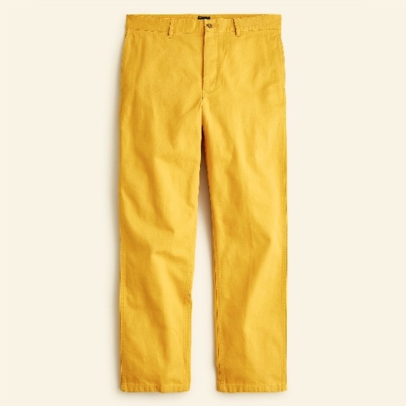J. Crew Other - NWT J. Crew Bright Mustard Utility Work Pant (34/32)